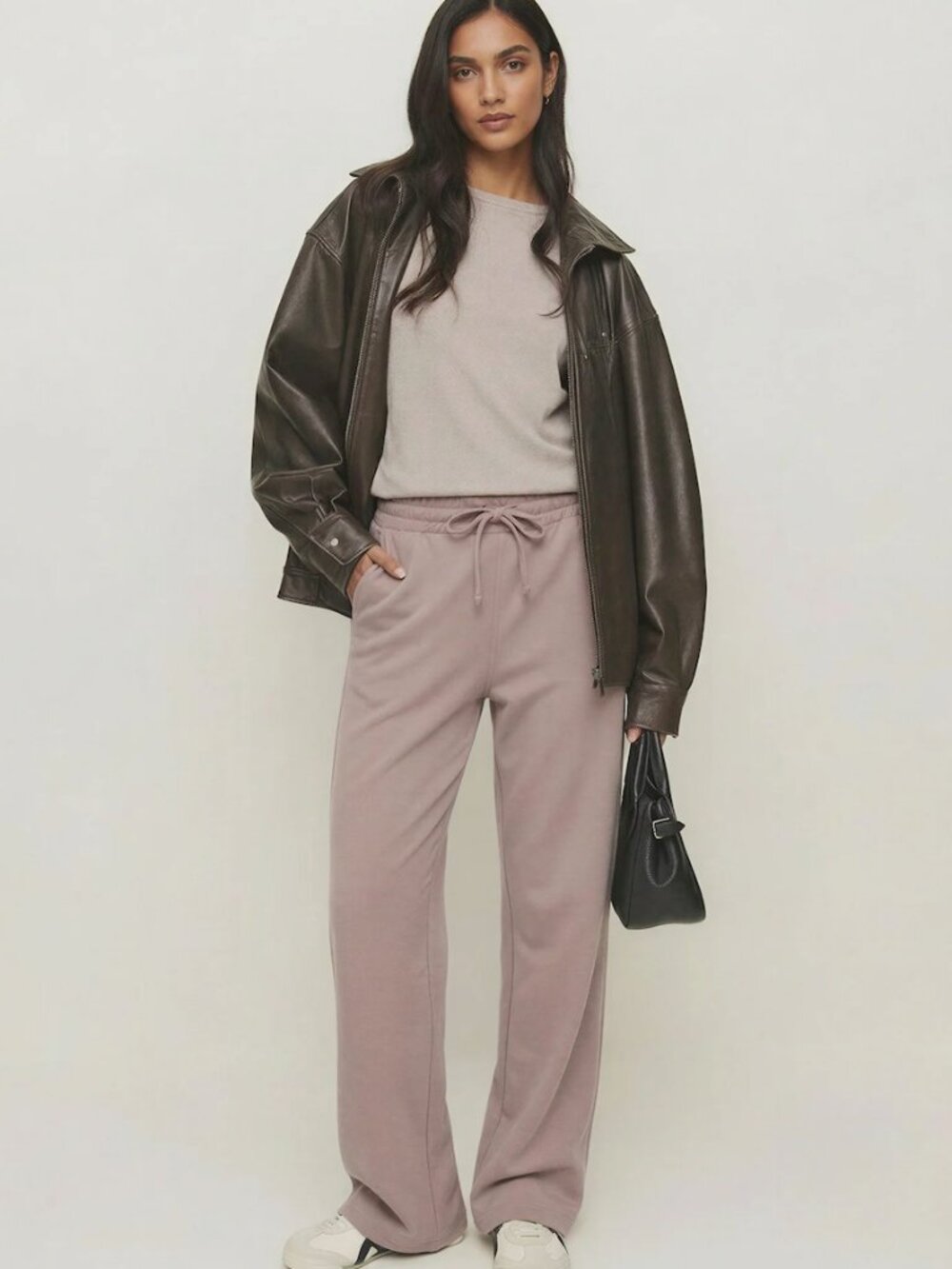New York & Company NWT Modal Scuba Wide Leg Pant - M